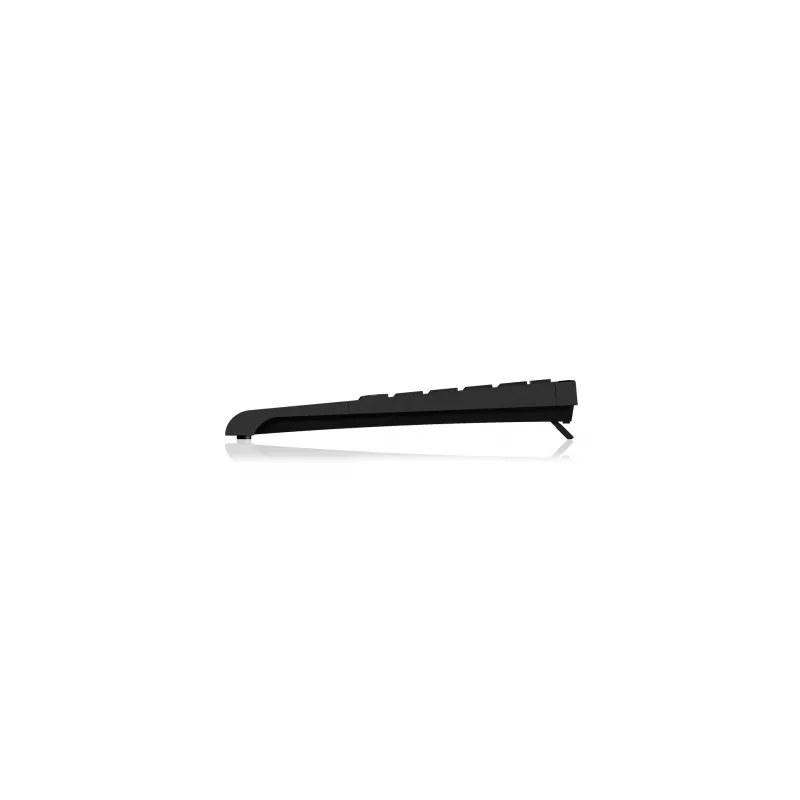 KeySonic ACK-595C+ (US) mini USB tastatūra, melna, US English izkārtojums