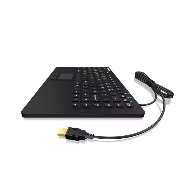 KeySonic KSK-5230 IN (US) klaviatūra Office USB QWERTY US English Melna