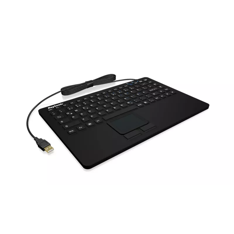 KeySonic KSK-5230 IN (US) klaviatūra Office USB QWERTY US English Melna