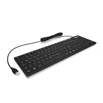 KeySonic KSK-8030 IN (US) rūpnieciskā tastatūra USB QWERTY melna
