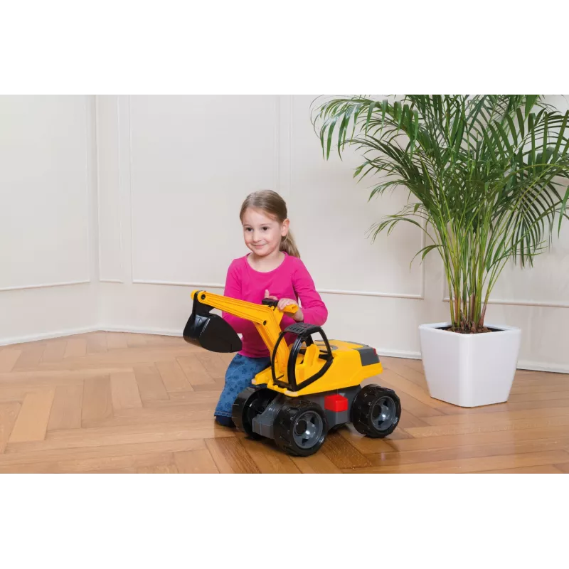 Lena GIGA TRUCKS Excavator Pro, ekskavators, 3 gadi, Melns, Dzeltens
