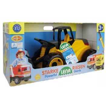 Lena GIGA TRUCKS Earth mover Pro rotaļu ekskavators