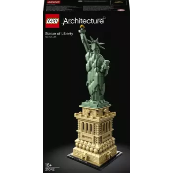 LEGO Architecture Brīvības statuja 21042 būvkomplekts — 1685 detaļas, detalizēts Brīvības statujas modelis