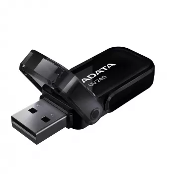 USB zibatmiņa ADATA UV240 32 GB USB 2.0 Type-A, melna, ar vāciņu