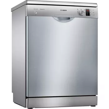 Brīvstāvošā trauku mazgājamā mašīna Bosch SMS25AI05E — pilna izmēra 60 cm, 12 komplekti, 48 dB, energoklase E