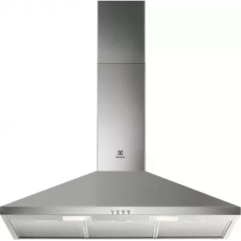Sienas tvaika nosūcējs Electrolux LFC319X, nerūsējošais tērauds, 898×(69–102)×450 mm, 420 m³/h, 3 ātrumi, metāla filtri