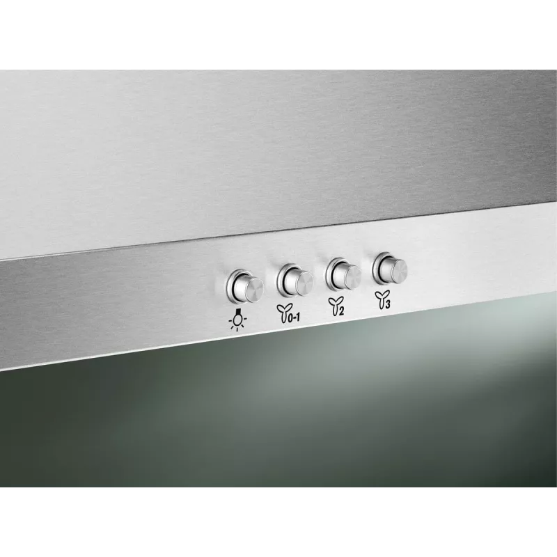 Sienas tvaika nosūcējs Electrolux LFC319X, nerūsējošais tērauds, 898×(69–102)×450 mm, 420 m³/h, 3 ātrumi, metāla filtri