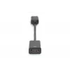 DIGITUS ASSMANN aktīvs DisplayPort-HDMI adaptera kabelis, DP - HDMI A tipa M/F, 20 cm, ar fiksatoru, HDMI 2.0, CE, zeltīti kontakti, melns