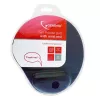 Peles paliktnis GEMBIRD MP-GEL-BK — melns, gumijas un želejas, ar plaukstas balstu, 220×240 mm