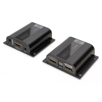 DIGITUS HDMI pagarinātāja komplekts, 50 m tīkla kabelī (CAT6/6a/7), EDID, 1x HDMI cilpas izeja, FHD 1080p