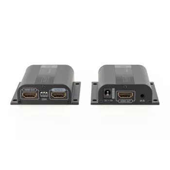 DIGITUS HDMI pagarinātāja komplekts, 50 m tīkla kabelī (CAT6/6a/7), EDID, 1x HDMI cilpas izeja, FHD 1080p