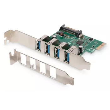 DIGITUS USB 3.0 4 portu PCI-E papildkarte ar VL805 mikroshēmu