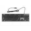 Vadu tastatūras un peles komplekts IBOX IKMS606 — pilnizmēra QWERTY UK angļu tastatūra, USB, melns, pele 800 DPI