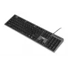 Vadu tastatūras un peles komplekts IBOX IKMS606 — pilnizmēra QWERTY UK angļu tastatūra, USB, melns, pele 800 DPI