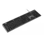 Vadu tastatūras un peles komplekts IBOX IKMS606 — pilnizmēra QWERTY UK angļu tastatūra, USB, melns, pele 800 DPI