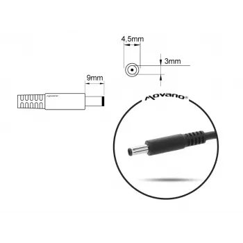 MITSU barošanas bloks 5ZM018 19,5V 3,34A ar 4,5×3,0 mm spraudni Dell