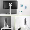 Techly ICA-LCD 260 monitora statīvs 68.6 cm (27 collas) Galda Balts
