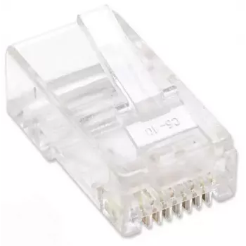 Intellinet RJ45 modulārie spraudņi, Cat5e, UTP, 3 zari, cietai vadam, 15 µ apzeltīti kontakti, 100 gab.