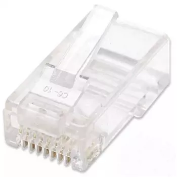 Intellinet RJ45 modulārie spraudņi, Cat5e, UTP, 3 zari, cietai vadam, 15 µ apzeltīti kontakti, 100 gab.
