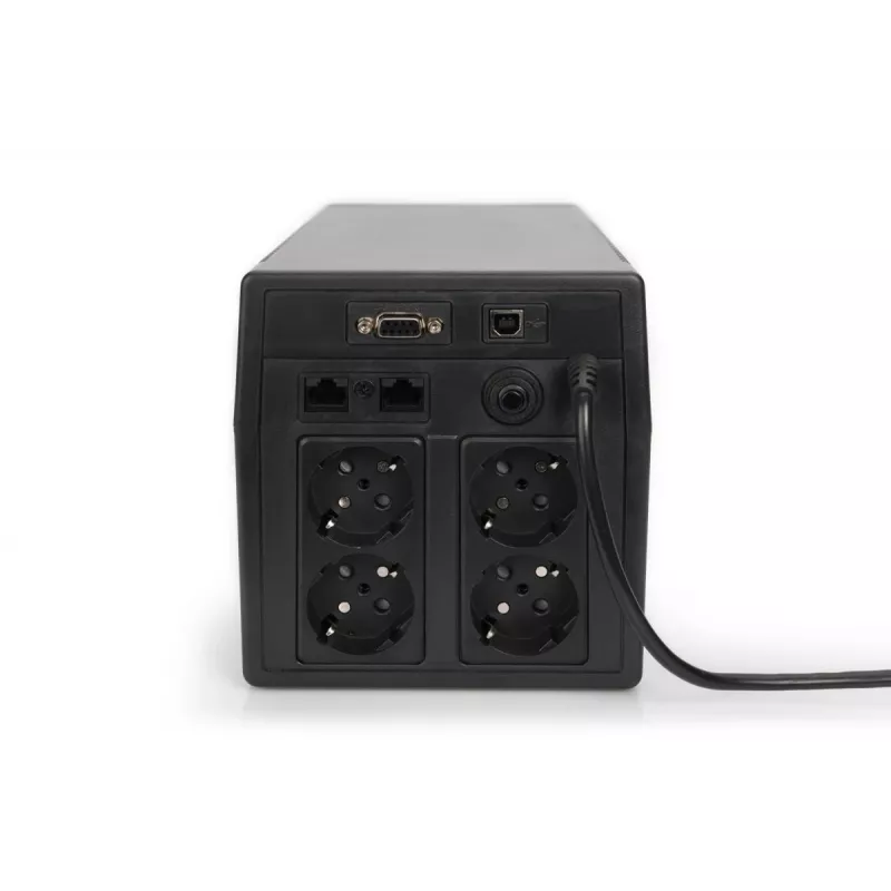 DIGITUS Line-Interactive UPS 1000 VA / 600 W 12V/7Ah x2 4x CEE7/7 AVR USB