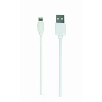 GEMBIRD USB uz 8-pin uzlādes un datu kabelis, 1m - Balts