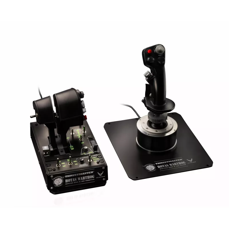 Thrustmaster Hotas Warthog Black Joystick PC — A-10C replika HOTAS komplekts