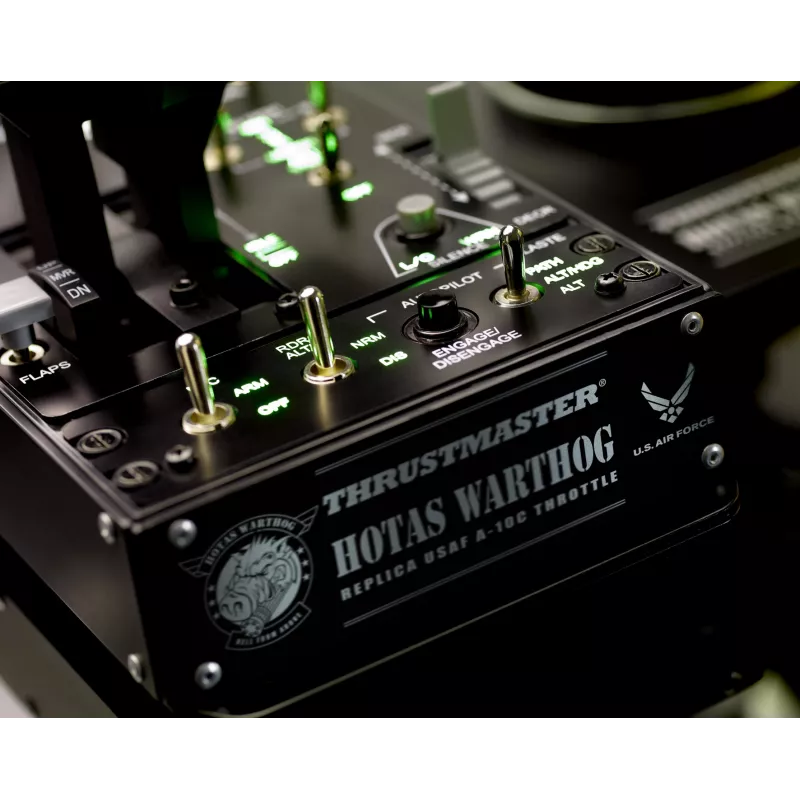 Thrustmaster Hotas Warthog Black Joystick PC — A-10C replika HOTAS komplekts