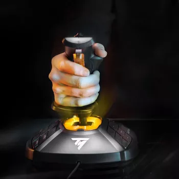 Thrustmaster T-16000M FCS lidošanas svira, melna, oranža, USB, PC