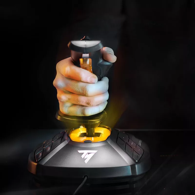 Thrustmaster T-16000M FCS lidošanas svira, melna, oranža, USB, PC
