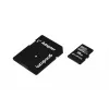 MicroSDHC atmiņas karte GOODRAM 16 GB Class 10 UHS-I (U1), lasīšana 100 MB/s, rakstīšana 10 MB/s, magnētnecaurlaidīga, ar SD adapteri
