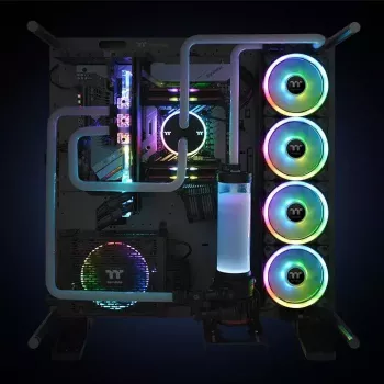 Ventilators Thermaltake Riing Trio 12 LED RGB Radiator Fan TT Premium Edition