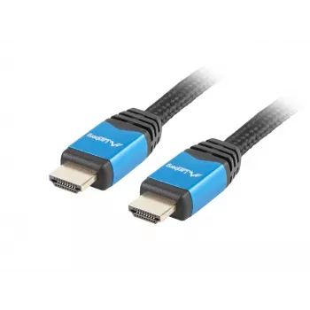 LANBERG HDMI kabelis - vīriešu/vīriešu v2.0 4k Cu 3m Melns