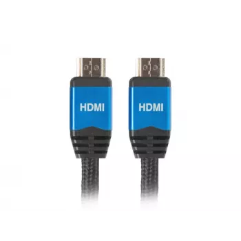 LANBERG HDMI kabelis - vīriešu/vīriešu v2.0 4k Cu 3m Melns