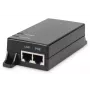 DIGITUS Gigabitu PoE Injectors, 802.3af 10/100/1000Mbps, Strāvas tapas:4/5(+),7/8(-), Izejas maks. 48V, 15.4W