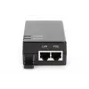 DIGITUS Gigabitu PoE Injectors, 802.3af 10/100/1000Mbps, Strāvas tapas:4/5(+),7/8(-), Izejas maks. 48V, 15.4W