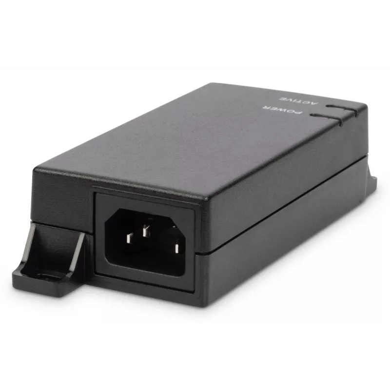 DIGITUS Gigabitu PoE Injectors, 802.3af 10/100/1000Mbps, Strāvas tapas:4/5(+),7/8(-), Izejas maks. 48V, 15.4W