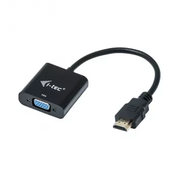 i-tec HDMI uz VGA kabeļa adapteris, 0.15 m, HDMI, VGA, vīrietis, sieviete, 1920 x 1080 pikseļi