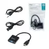 i-tec HDMI uz VGA kabeļa adapteris, 0.15 m, HDMI, VGA, vīrietis, sieviete, 1920 x 1080 pikseļi
