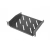 LANBERG Fiksēts plaukts 10 collu 1U/254x180 mm, maksimālā slodze līdz 20 kg, melns