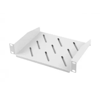 LANBERG Fiksētais plaukts 10 inch 1U/254x180mm Maksimālā slodze līdz 20kg Pelēks