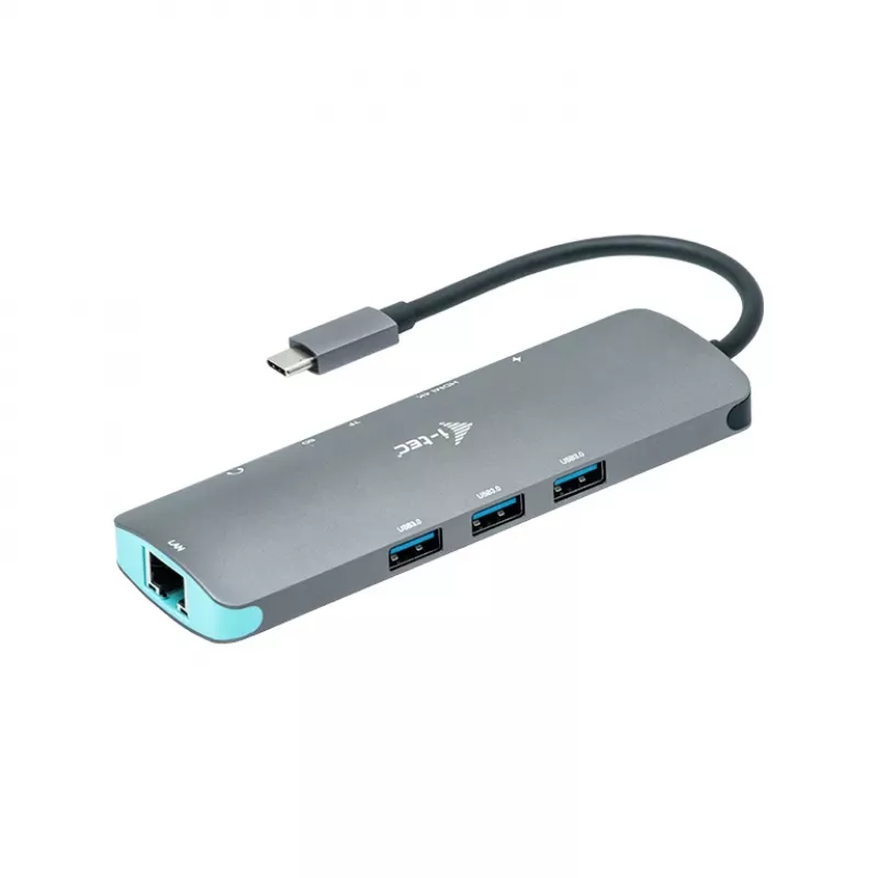 i-tec Metal USB-C Nano Docking Station 4K HDMI LAN Power Delivery 100 W