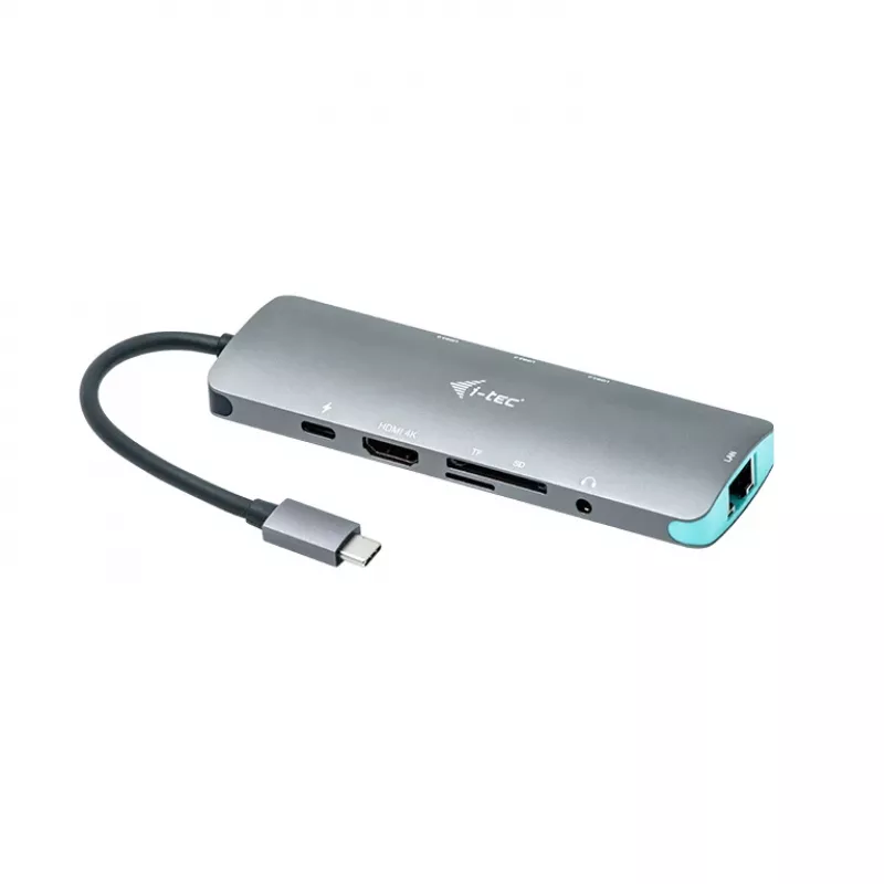 i-tec Metal USB-C Nano Docking Station 4K HDMI LAN Power Delivery 100 W
