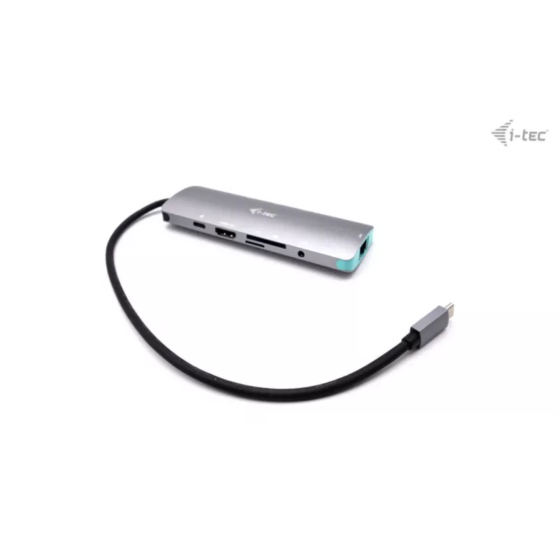 i-tec Metal USB-C Nano Docking Station 4K HDMI LAN Power Delivery 100 W