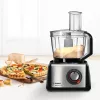Virtuves kombains Bosch MC812M865 1250 W 3.9 L Melns, Nerūsējošs tērauds