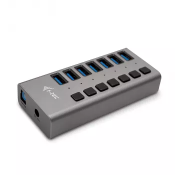 i-tec USB 3.0 7 portu uzlādes HUB ar 36 W barošanas adapteri