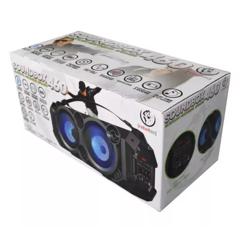 Rebeltec Bluetooth Skaļrunis SoundBox 460, Melns