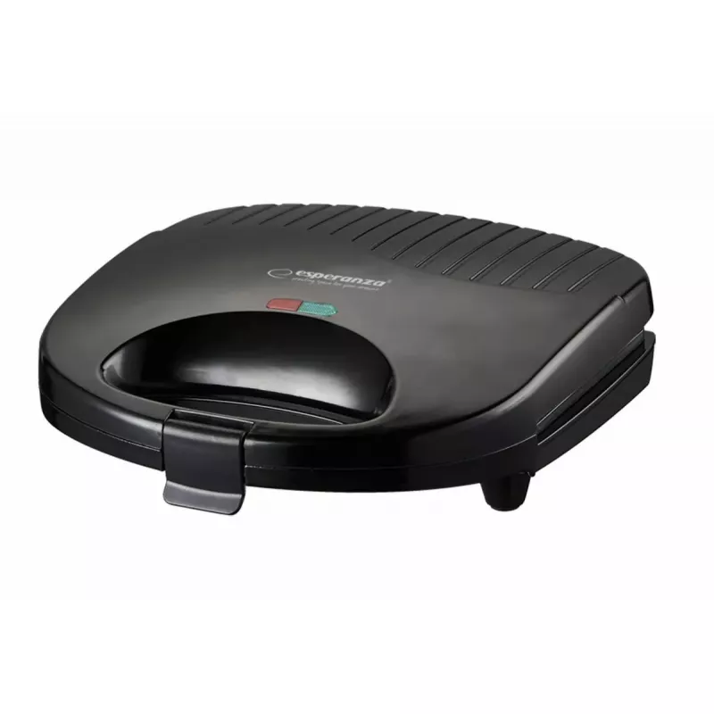 Esperanza Tortilla EKT009 sendviču tosteris, 1000 W, melnā krāsā