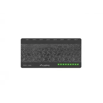 Slēdzis LANBERG DSP1-1008 8x 1 Gb/s Nepārvaldāms Gigabit Ethernet Darbvirsmas 5V