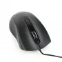Vadu ambidextrous optiskā pele Gembird MUS-3B-01 — USB Type-A, 1000 DPI, 3 pogas, melna