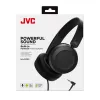 JVC HA-S31M vadu austiņas uz auss, melnas, 10 - 26000 Hz, ar mikrofonu, 140 g